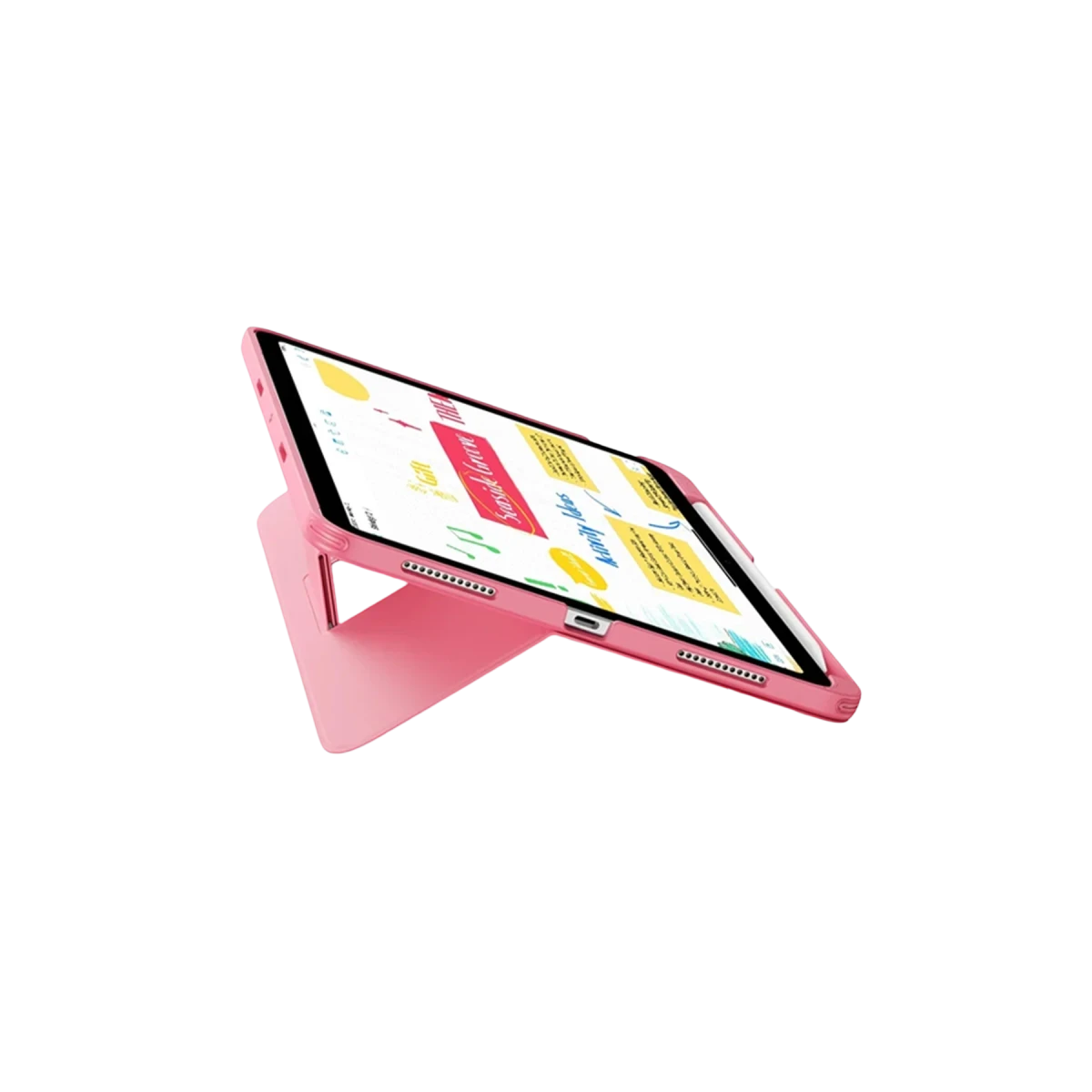 ESR  Apple iPad 2025 10.9 10.Nesil (A16) Flex Klavyeli Tablet Kılıfı - Pembe
