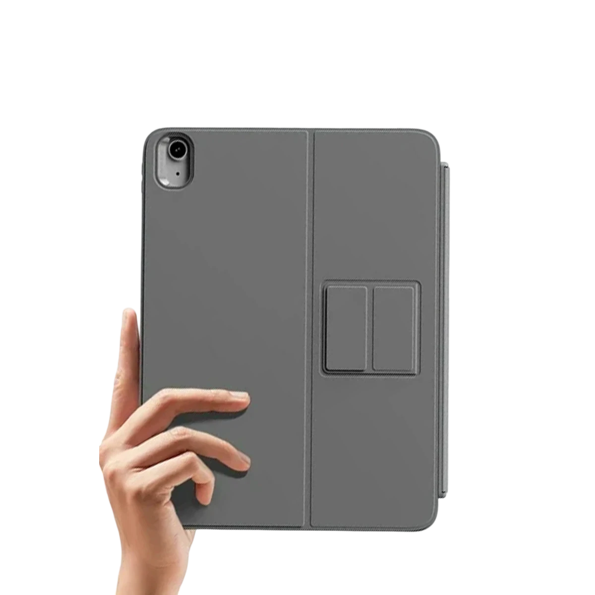 ESR Apple iPad Air 11 (2024) Flex Klavyeli Tablet Kılıfı - Koyu Gri