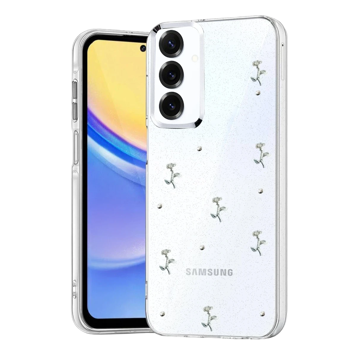 Newface Samsung Galaxy S25 Plus Fiyonk Desenli Kapak - Desen 4