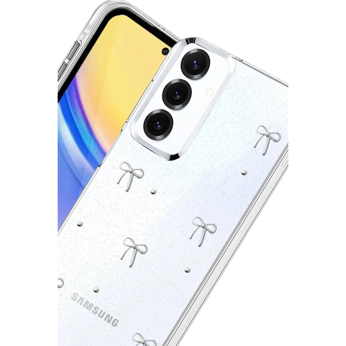 Samsung Galaxy S25 Plus Fiyonk Desenli Kapak - Desen 5