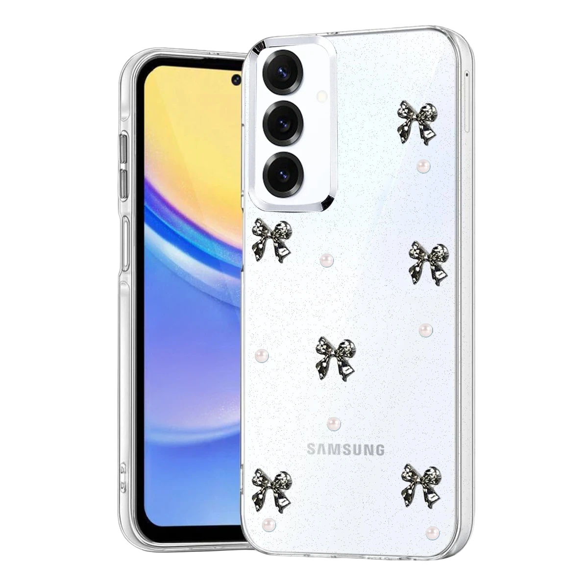 Samsung Galaxy S25 Plus Fiyonk Desenli Kapak - Desen 8