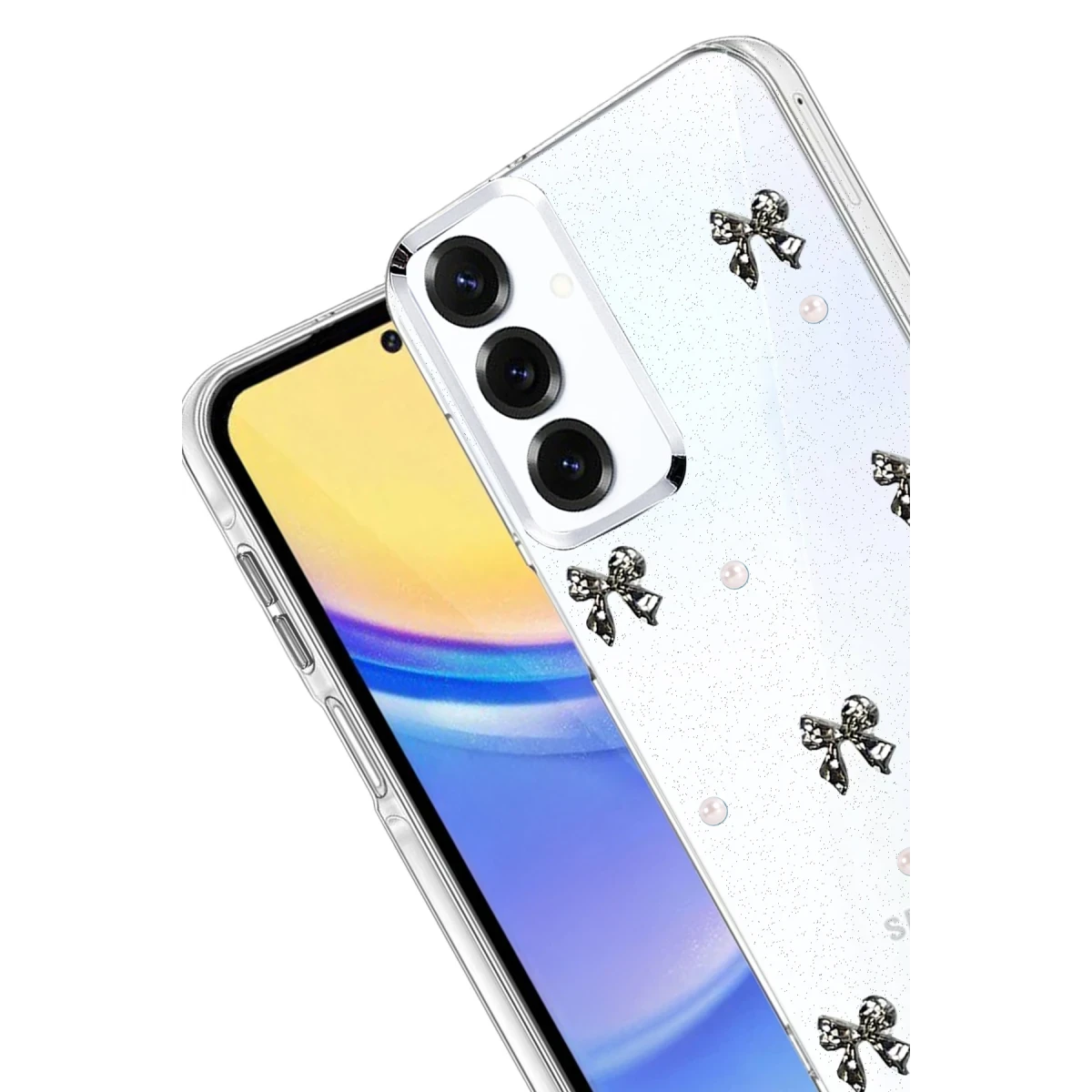 Samsung Galaxy S25 Plus Fiyonk Desenli Kapak - Desen 8