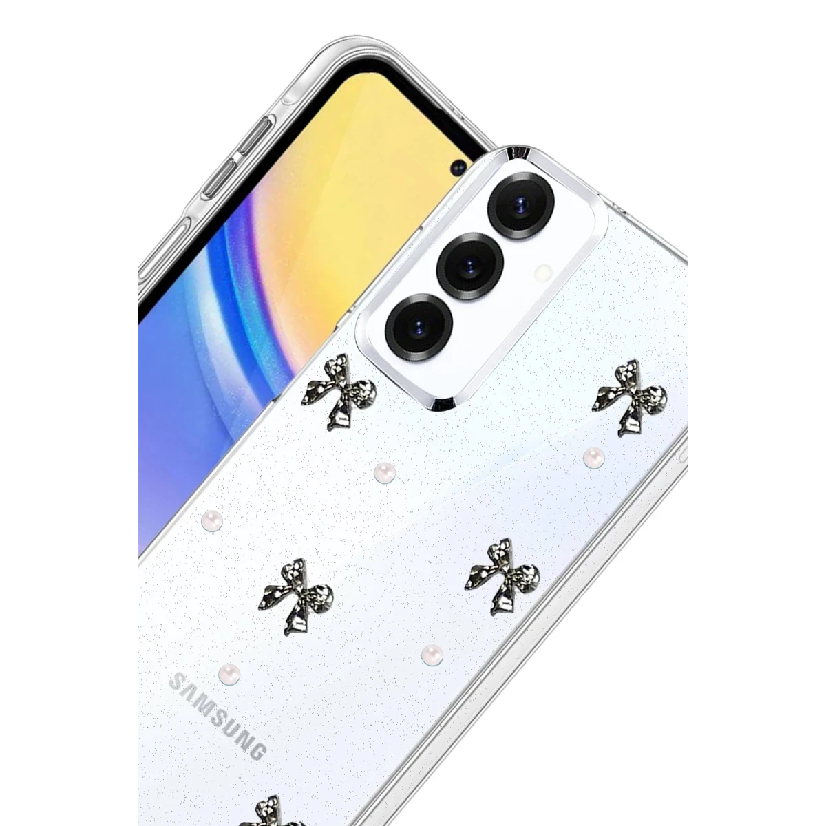 Samsung Galaxy S25 Plus Fiyonk Desenli Kapak - Desen 8
