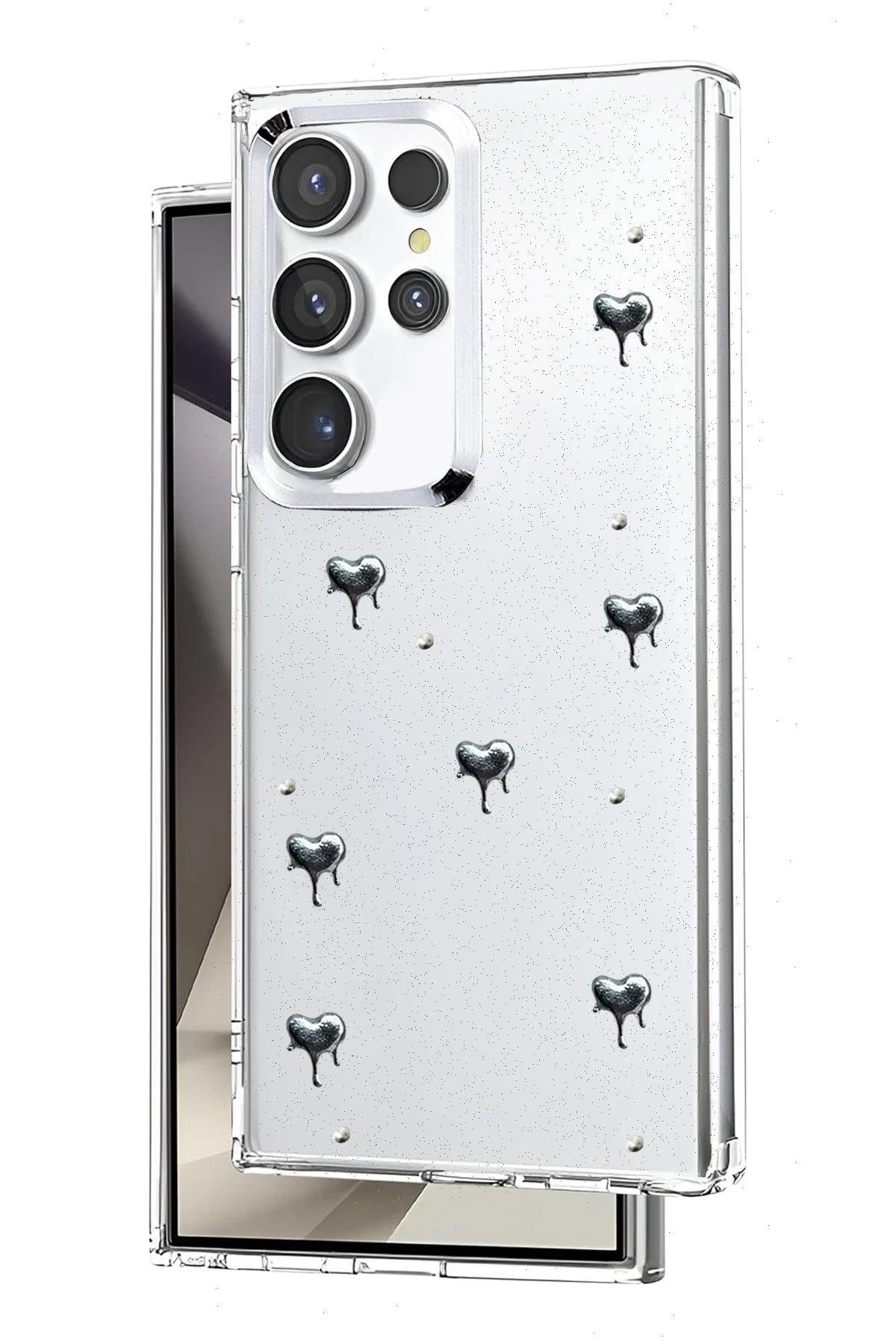 Newface Samsung Galaxy S25 Ultra Fiyonk Desenli Kapak - Desen 1