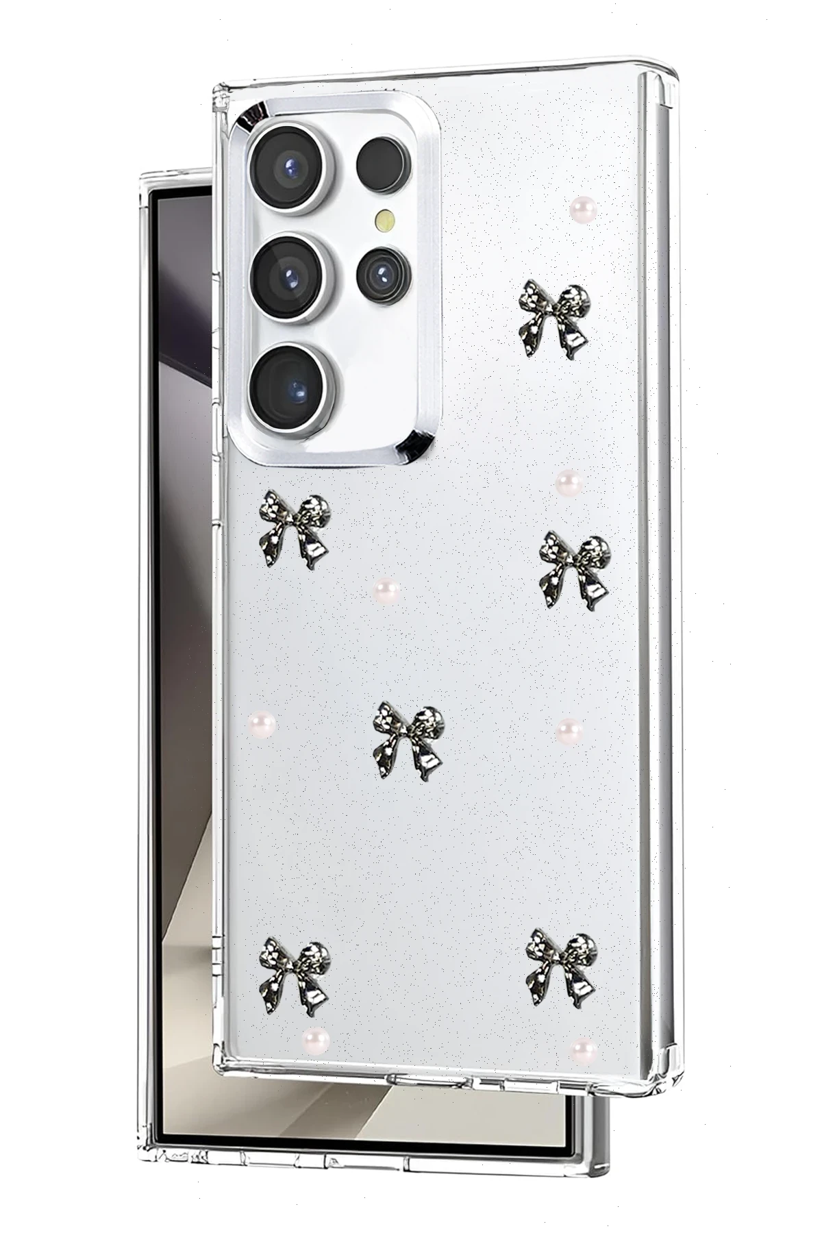 Newface Samsung Galaxy S25 Ultra Fiyonk Desenli Kapak - Desen 8