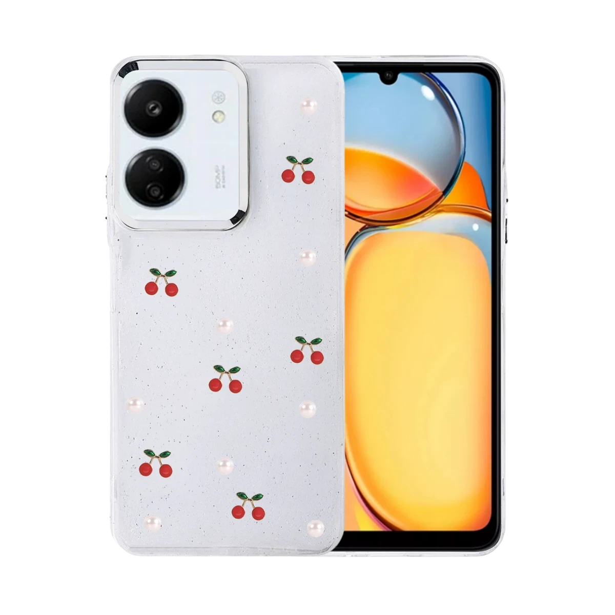 Newface Xiaomi Redmi 13C Fiyonk Desenli Kapak - Desen 9