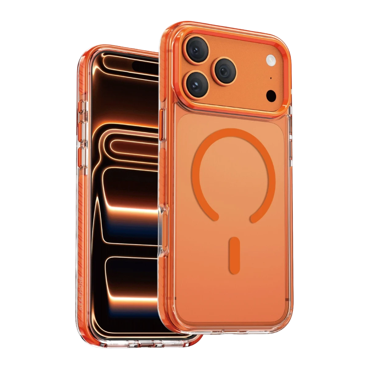 Keephone Apple iPhone 18 Pro Max/17 Pro Max Shockstar Magsafe Kapak  - Turuncu