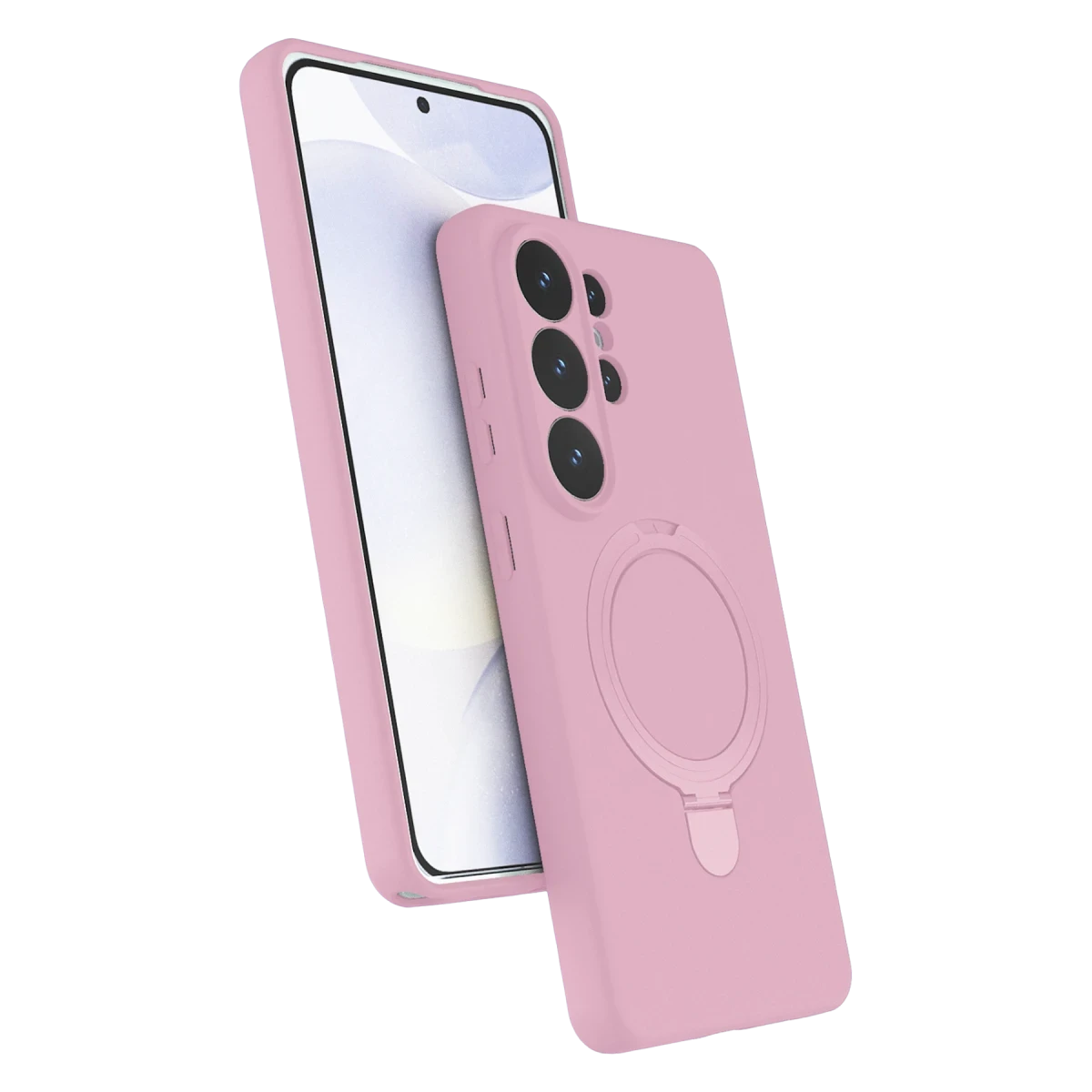 Newface Samsung Galaxy S26 Ultra Regal Magsafe Standlı Kapak - Açık Pembe — görsel 5