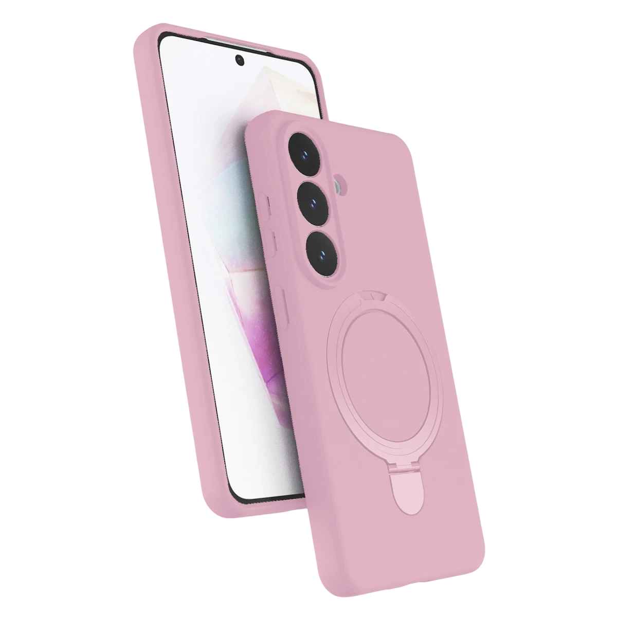 Newface Samsung Galaxy S26 Plus Regal Magsafe Standlı Kapak - Açık Pembe — görsel 5