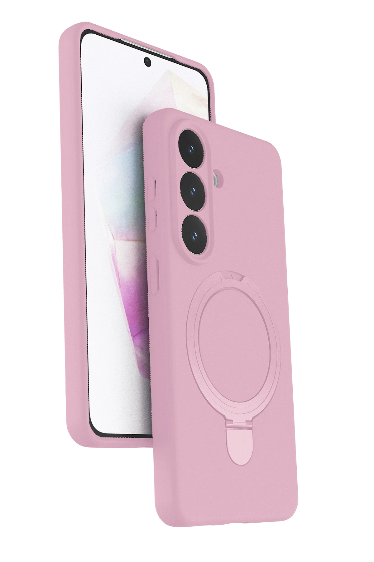 Newface Samsung Galaxy S26 Plus Regal Magsafe Standlı Kapak - Açık Pembe — görsel 2