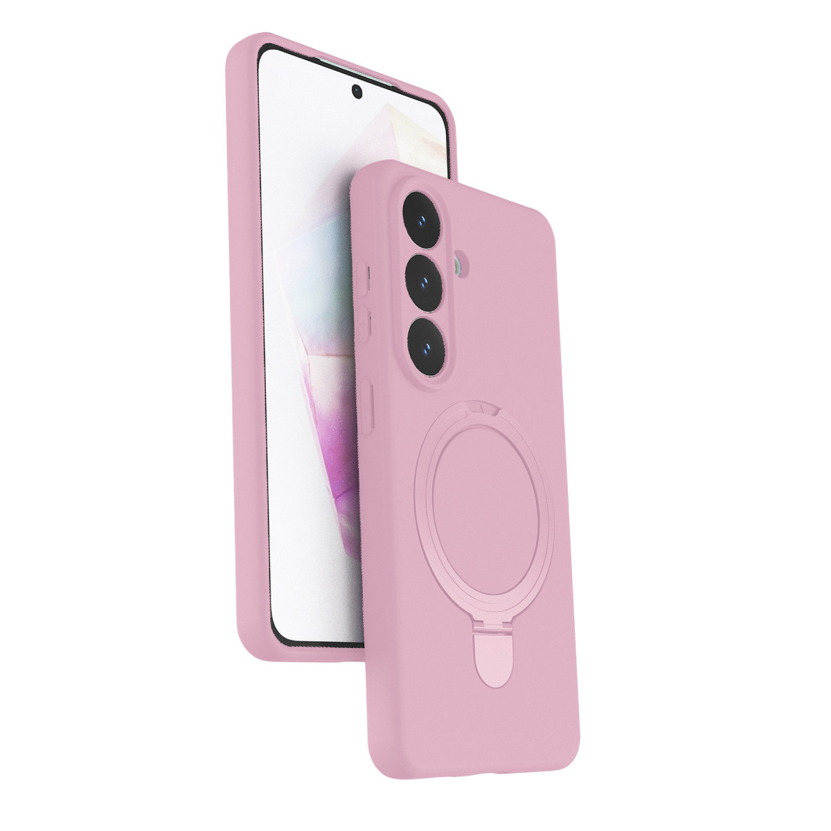 Newface Samsung Galaxy S26 Plus Regal Magsafe Standlı Kapak - Açık Pembe — görsel 10