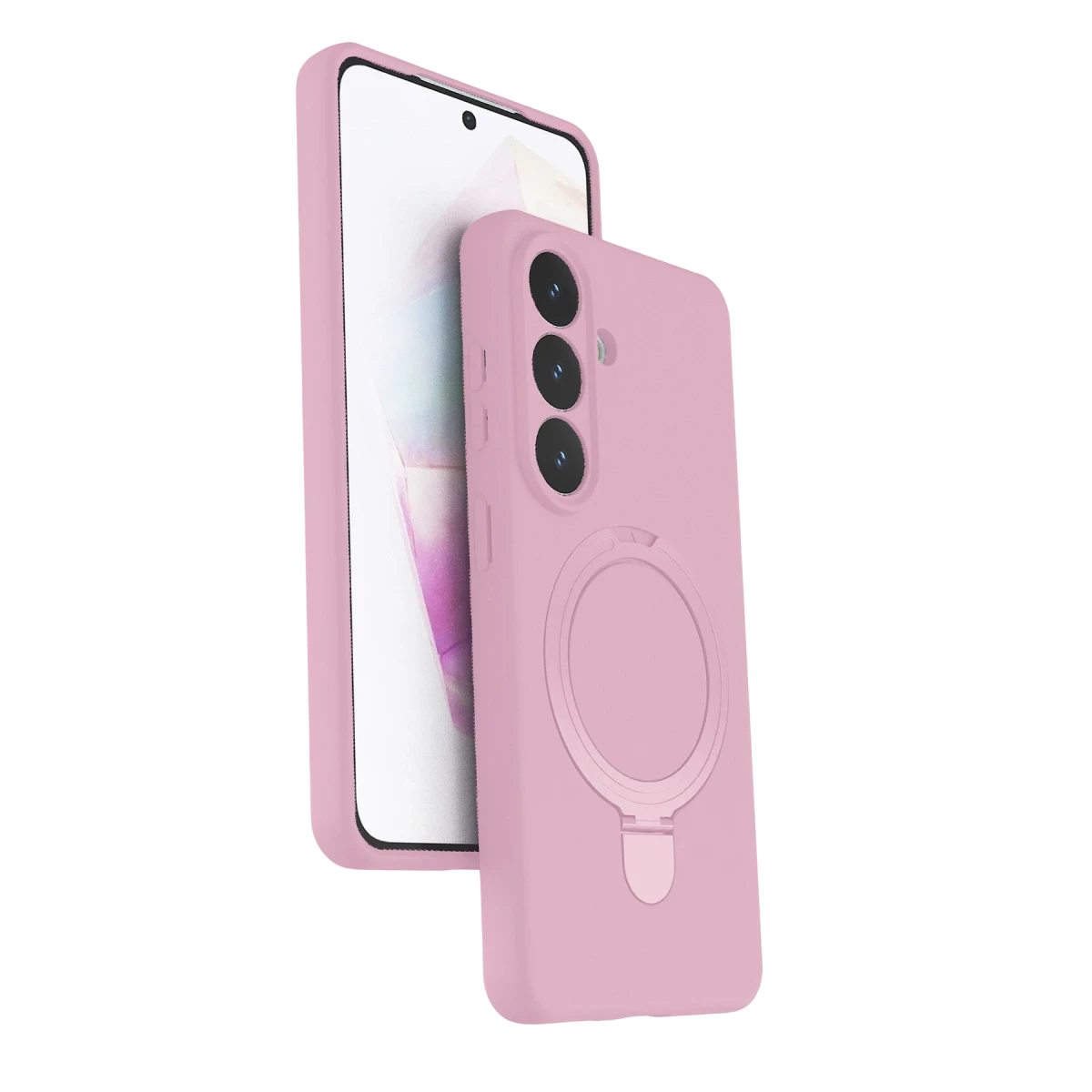 Newface Samsung Galaxy S26 Regal Magsafe Standlı Kapak - Açık Pembe — görsel 6