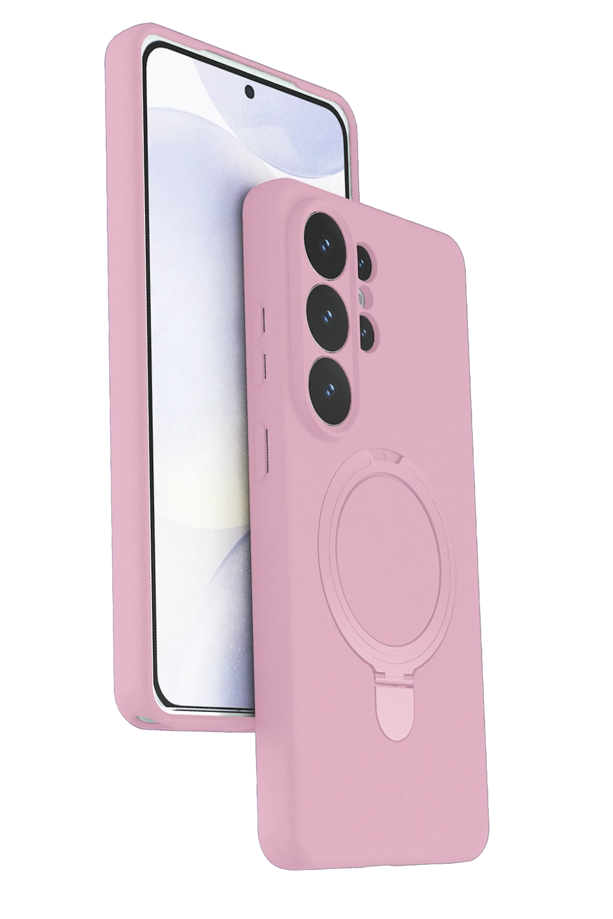 Newface Samsung Galaxy S26 Ultra Regal Magsafe Standlı Kapak - Açık Pembe — görsel 2