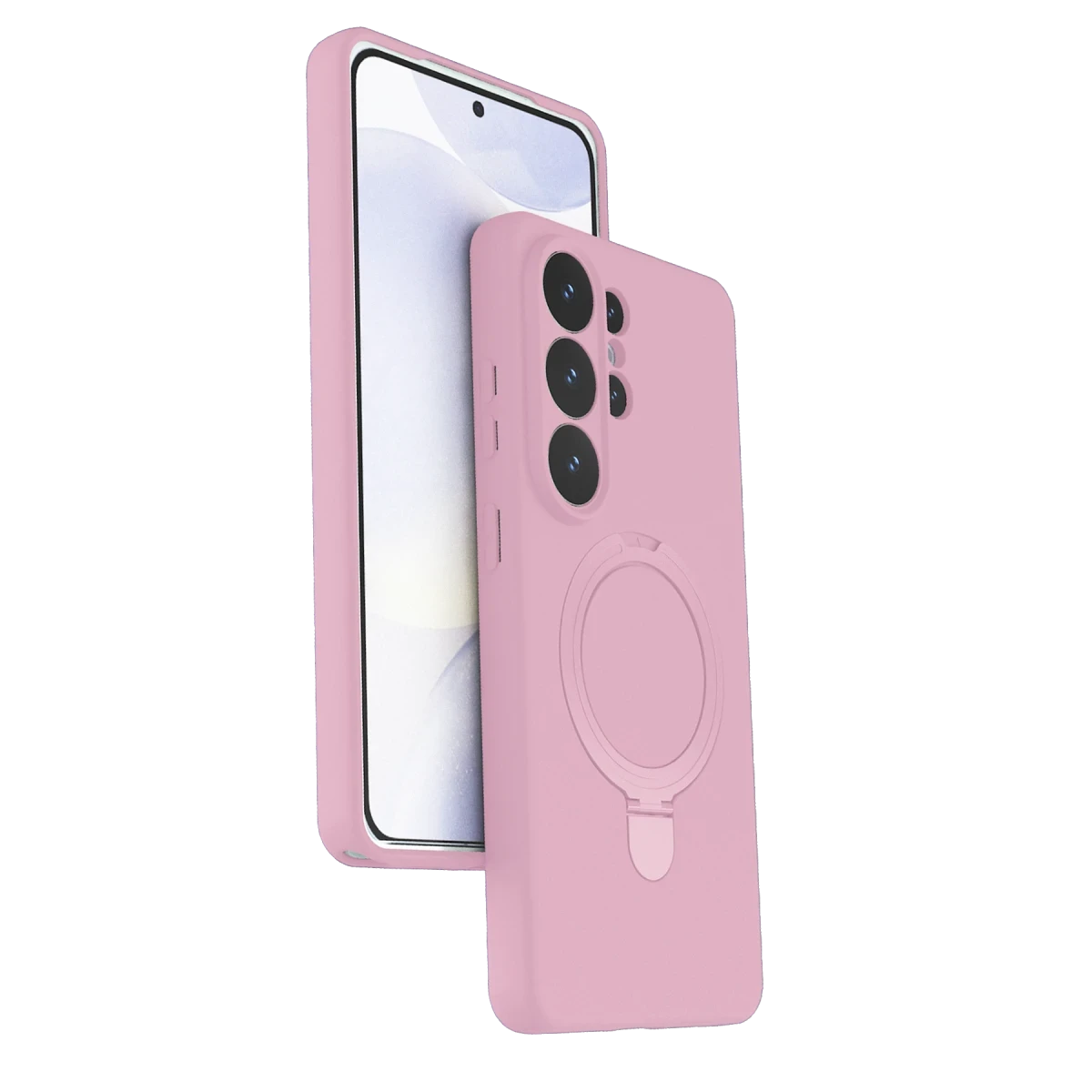 Newface Samsung Galaxy S26 Ultra Regal Magsafe Standlı Kapak - Açık Pembe — görsel 6
