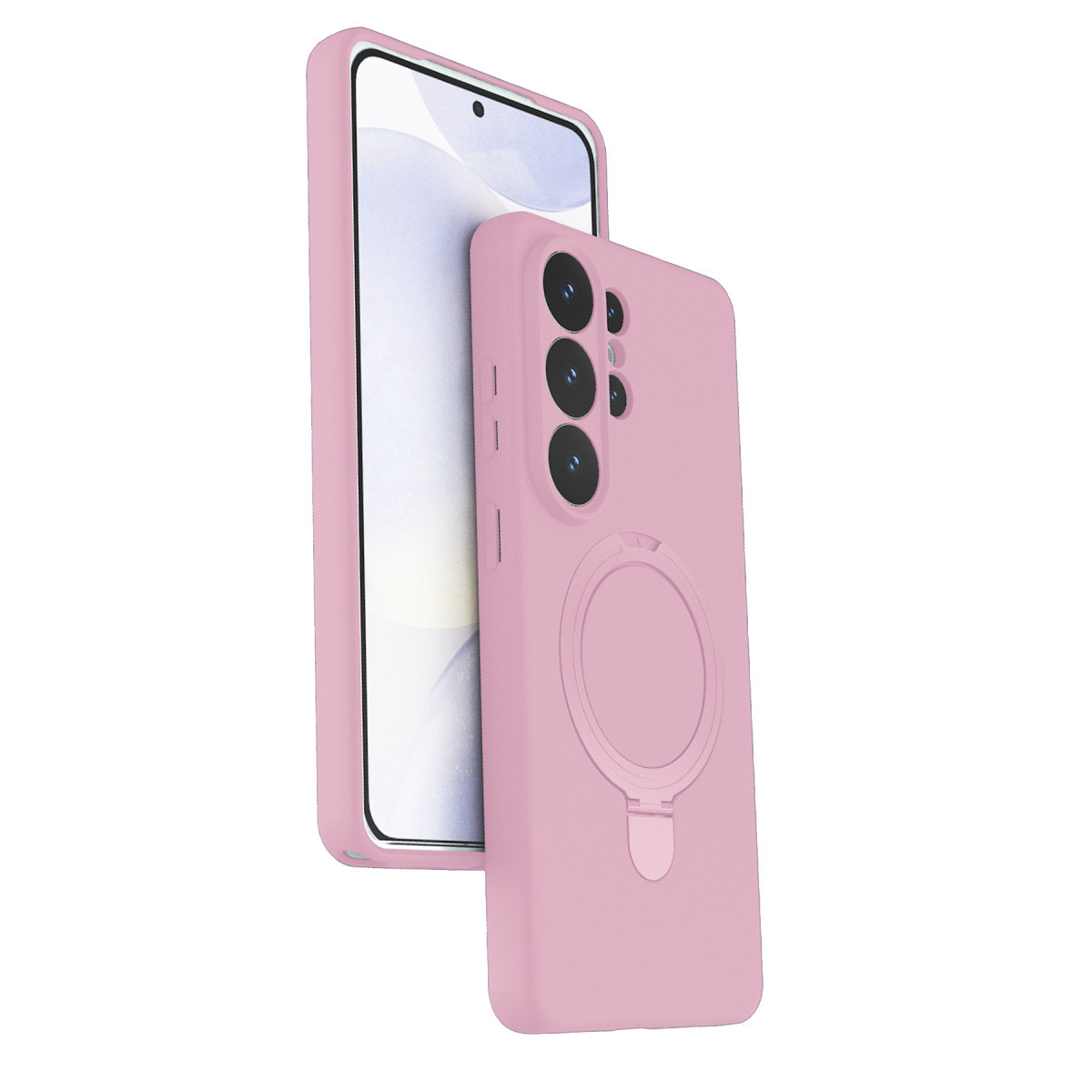 Newface Samsung Galaxy S26 Ultra Regal Magsafe Standlı Kapak - Açık Pembe — görsel 10