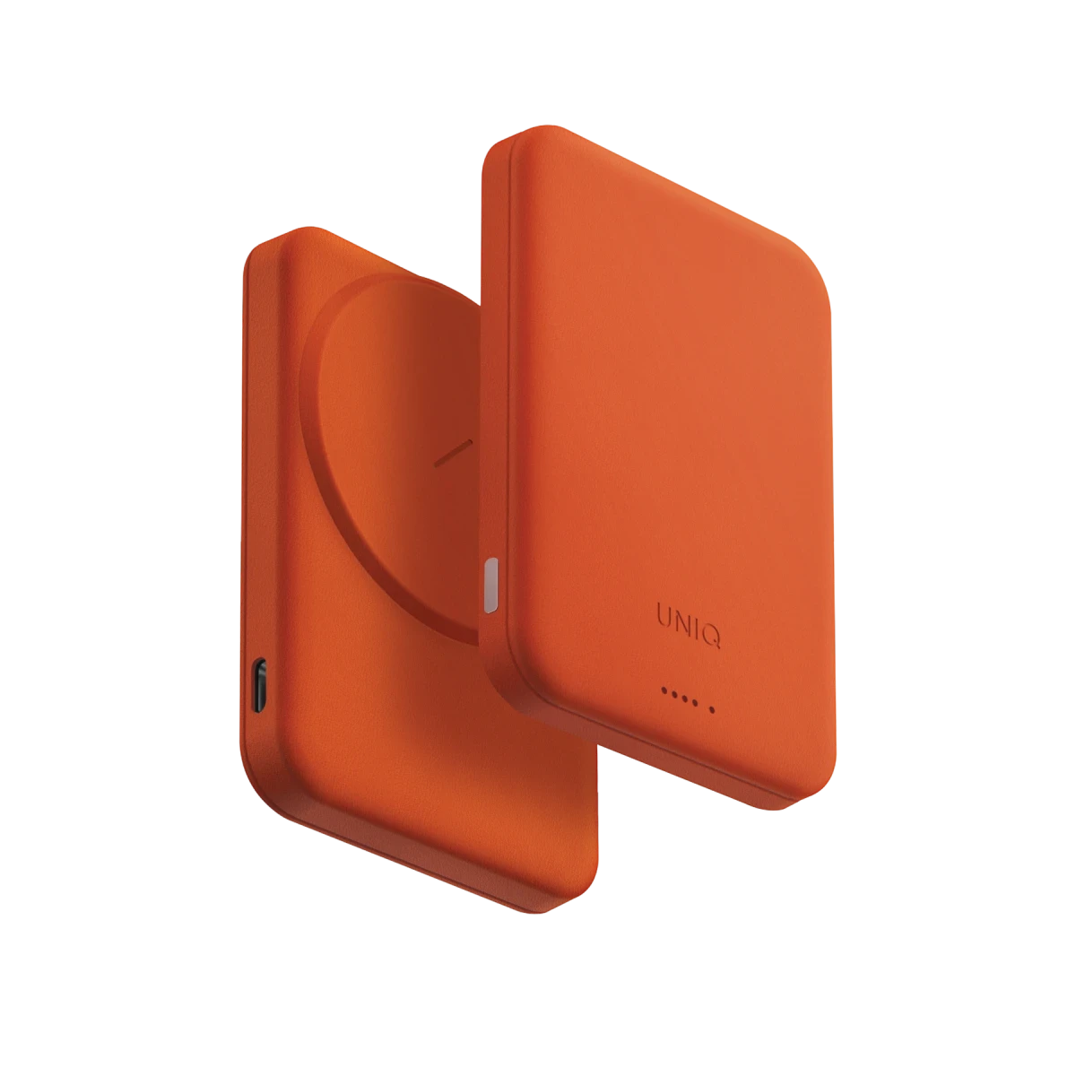 Uniq Lyden Lexa 5.000mAh Manyetik PD Kablosuz Type-C Powerbank - Turuncu