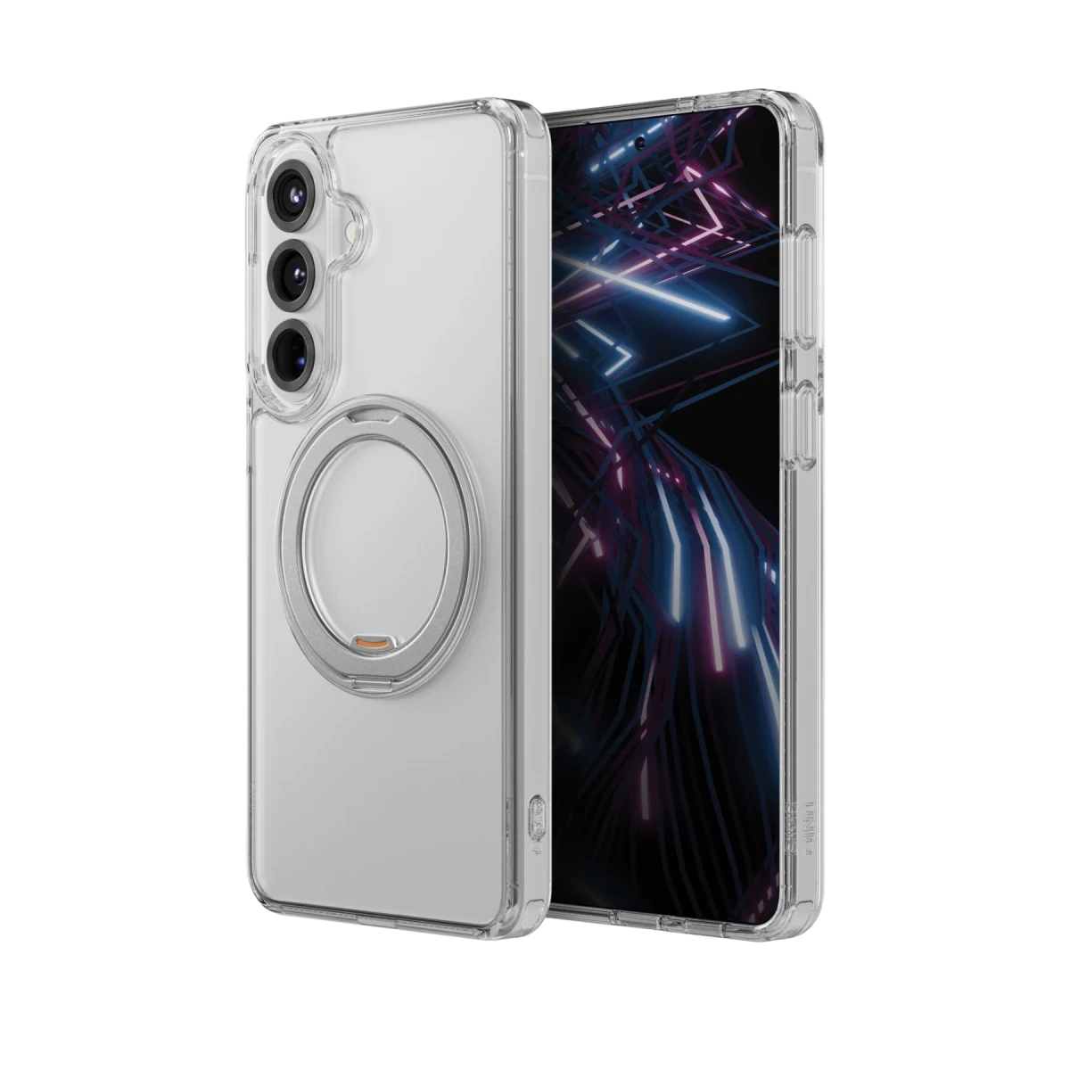 Uniq Samsung Galaxy S26 Plus Swivix Rotating Kickstand Kapak - Şeffaf