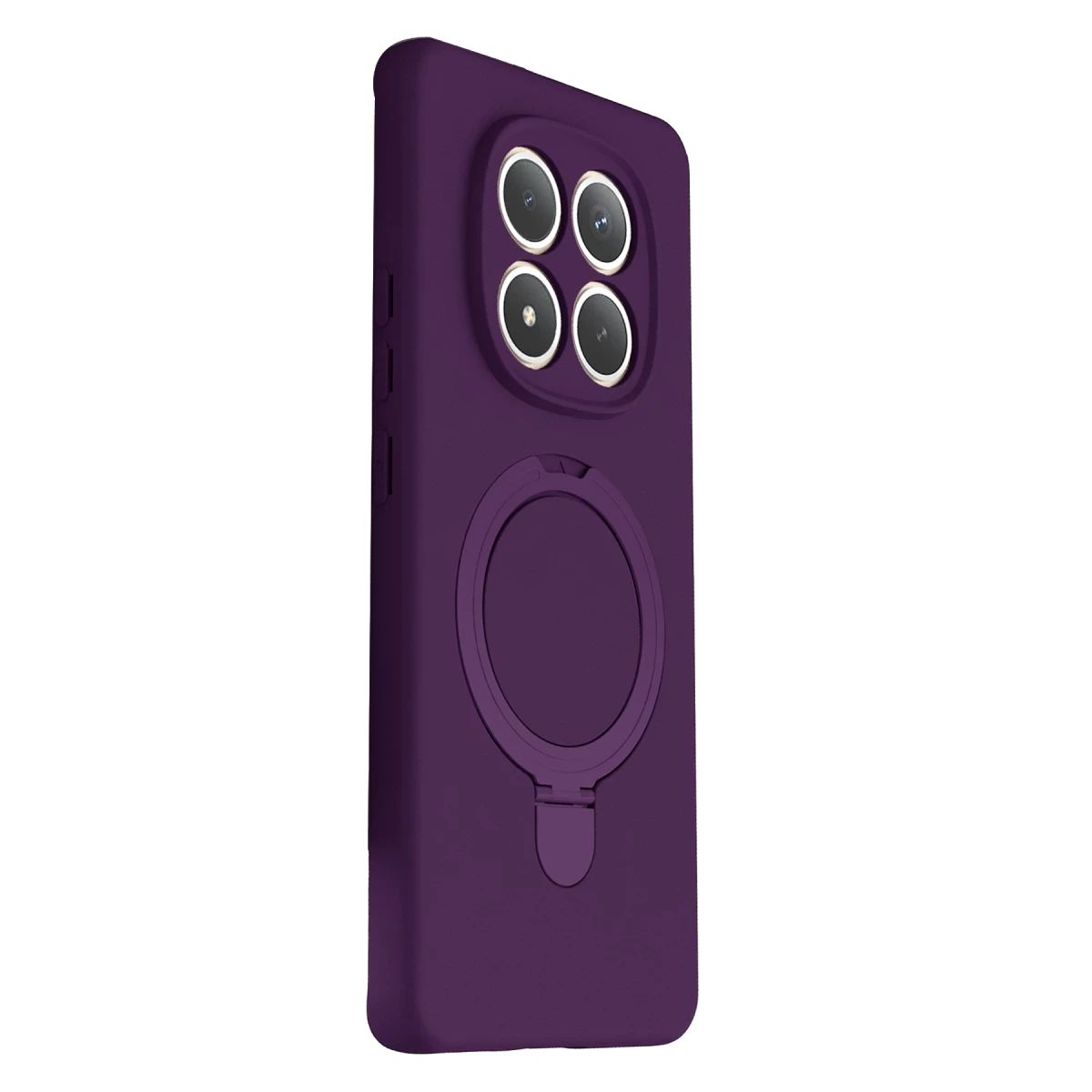 Newface Xiaomi Redmi Note 15 Pro 4G Regal Magsafe Standlı Kapak - Derin Mor