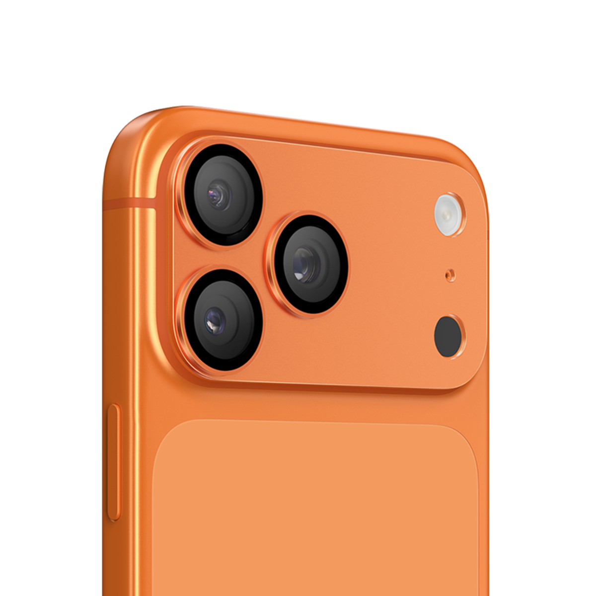Keephone Apple iPhone 17 Pro Max Wellens Kamera Lens Koruyucu - Turuncu