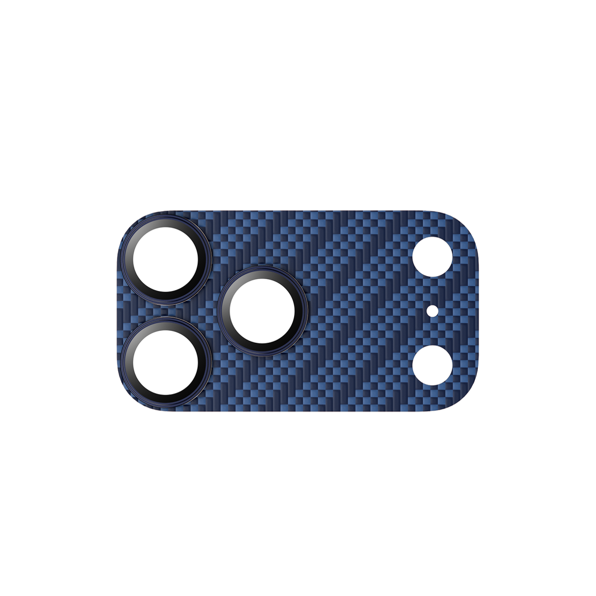 Keephone Apple iPhone 17 Pro Max Kevlar Robin Kamera Lens Koruyucu - Lacivert