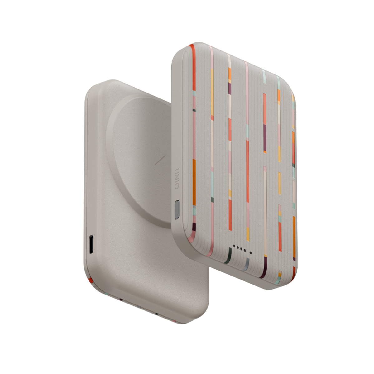 Uniq Lyden Lexa 5.000mAh Manyetik PD Kablosuz Type-C Powerbank - Beyaz