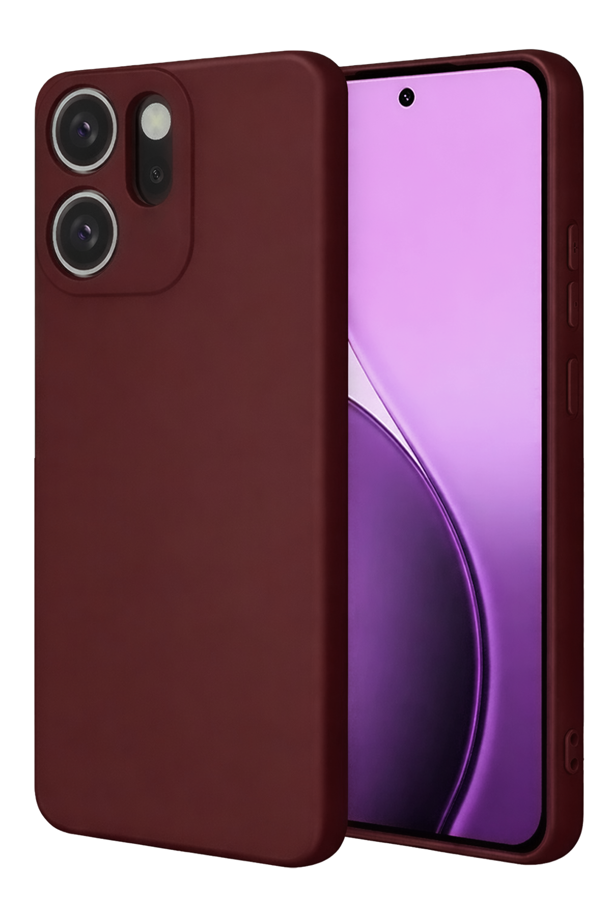 Newface Oppo Reno 14F First Silikon - Bordo