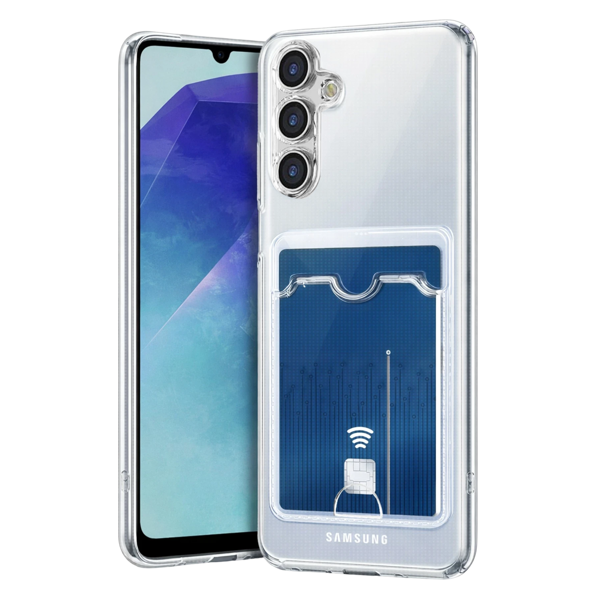 Newface Samsung Galaxy A57 5G Kart Şeffaf Silikon - Şeffaf — görsel 4