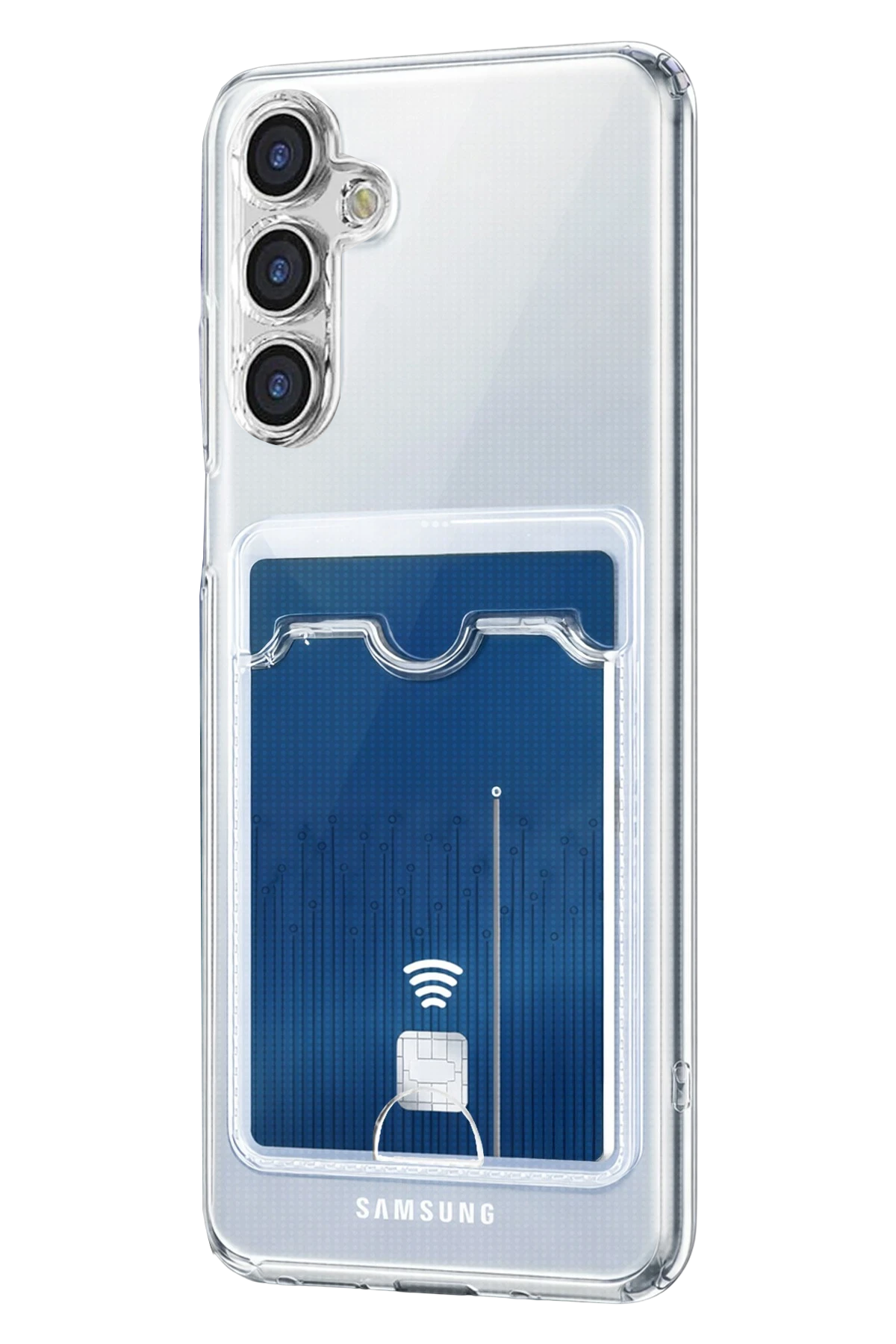 Newface Samsung Galaxy A57 5G Kart Şeffaf Silikon - Şeffaf — görsel 2