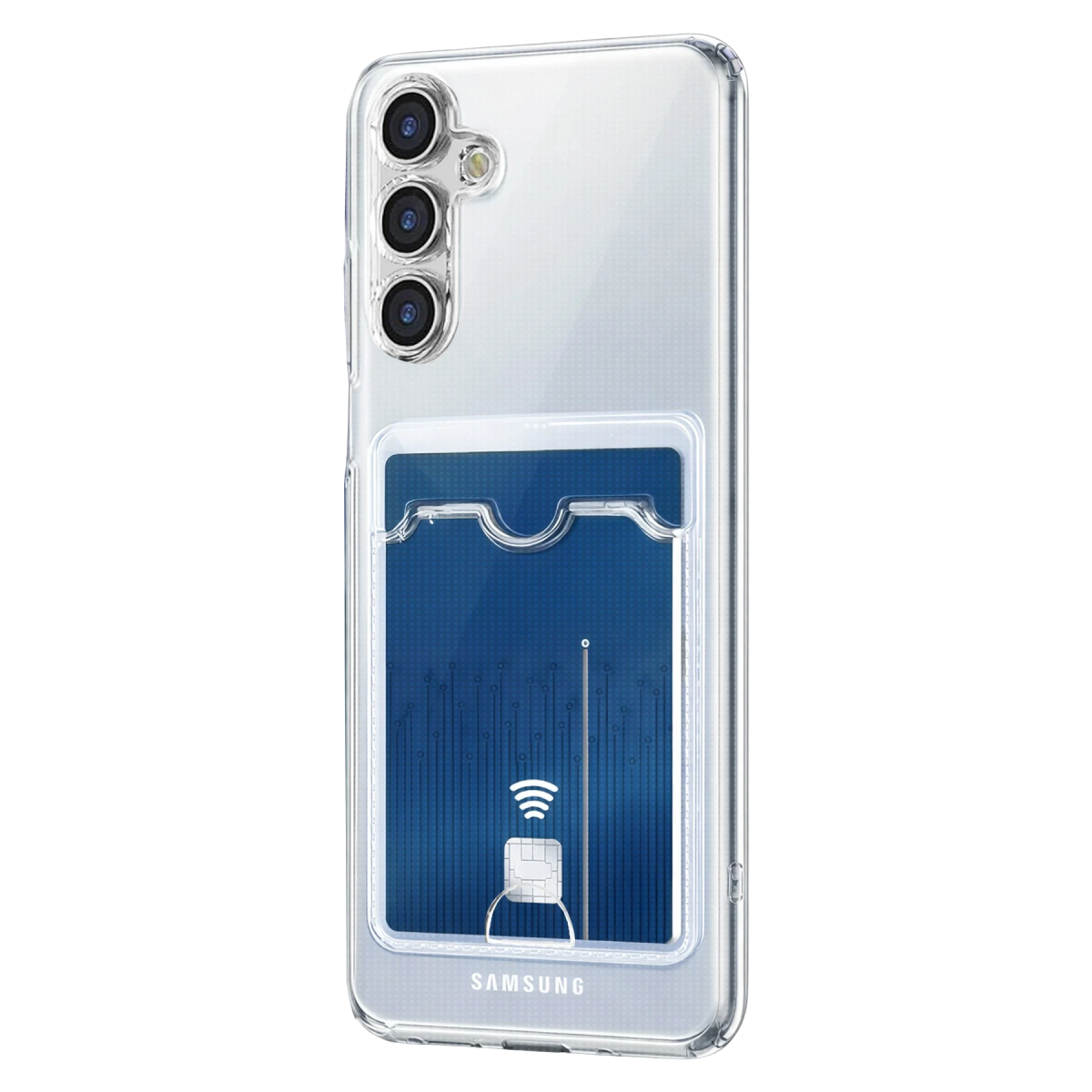 Newface Samsung Galaxy A57 5G Kart Şeffaf Silikon - Şeffaf — görsel 5