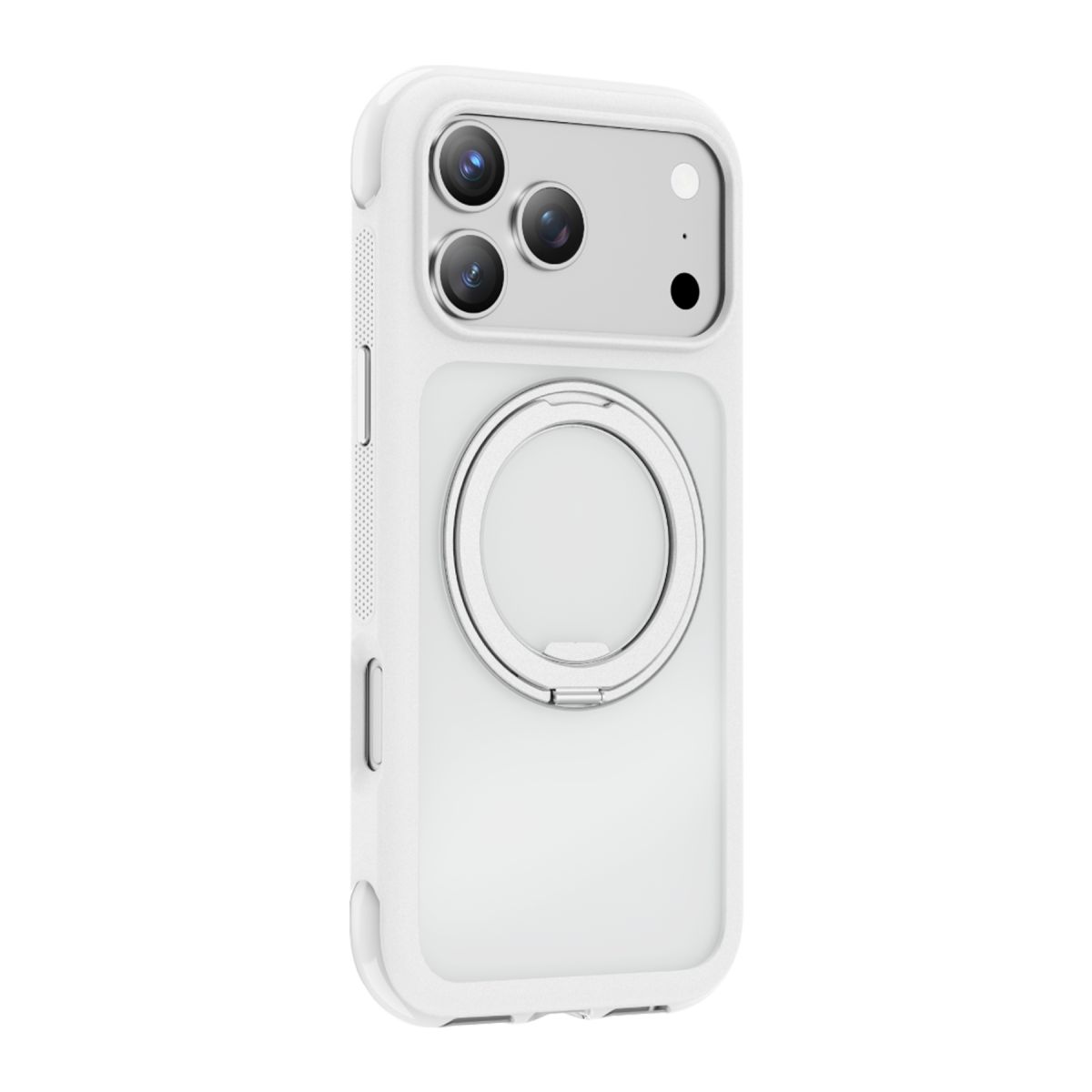 Keephone Apple iPhone 17 Pro Monica Airbag Pro Stantlı Magsafe Kapak - Beyaz