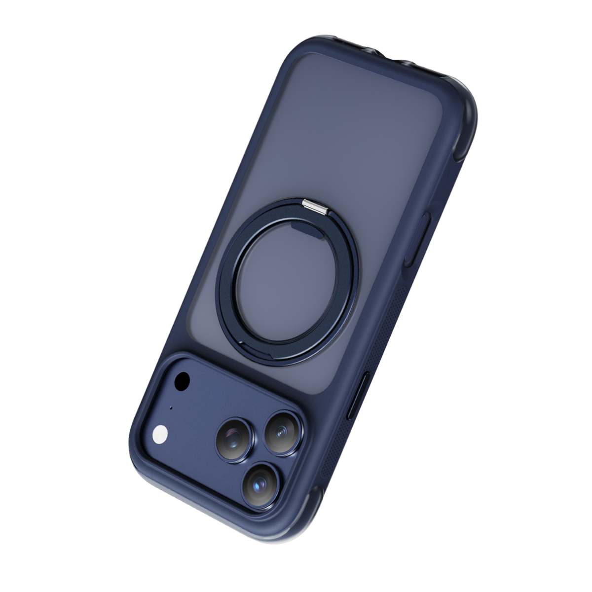 Keephone Apple iPhone 17 Pro Monica Airbag Pro Stantlı Magsafe Kapak - Lacivert