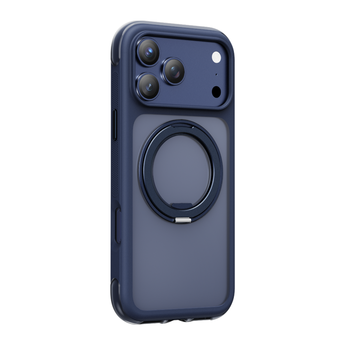 Keephone Apple iPhone 17 Pro Max Monica Airbag Pro Stantlı Magsafe Kapak - Lacivert