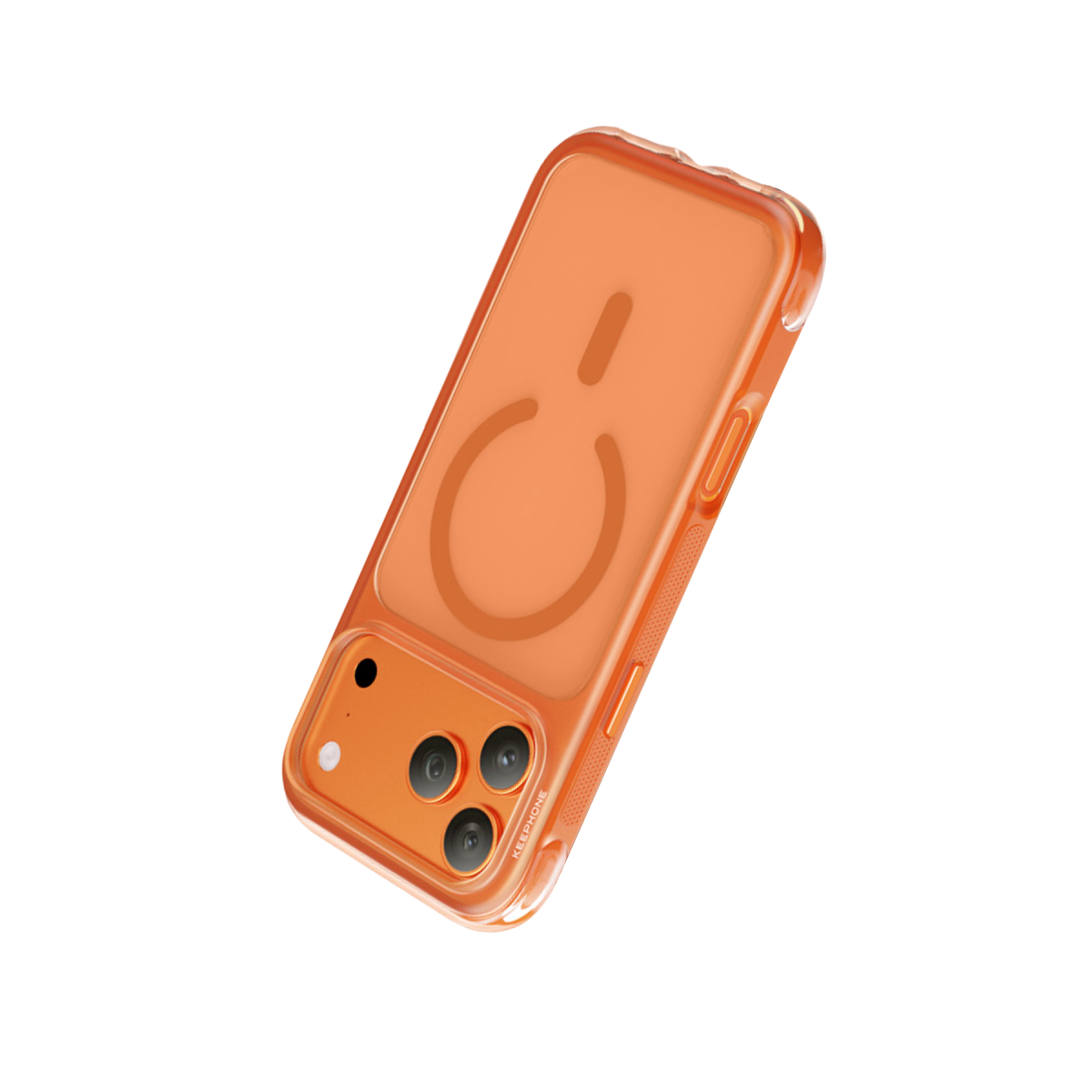 Keephone Apple iPhone 17 Pro Monica Airbag Magsafe Kapak - Turuncu