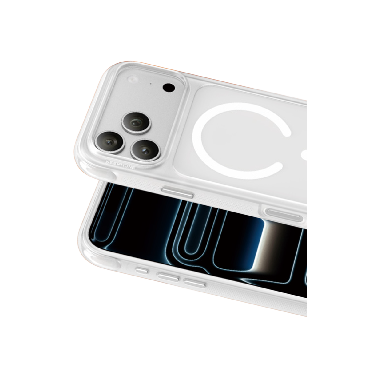 Keephone Apple iPhone 17 Pro Max Monica Airbag Magsafe Kapak - Beyaz