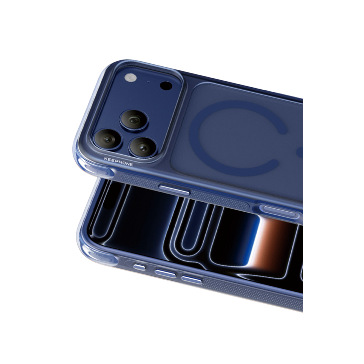 Keephone Apple iPhone 17 Pro Max Monica Airbag Magsafe Kapak - Lacivert