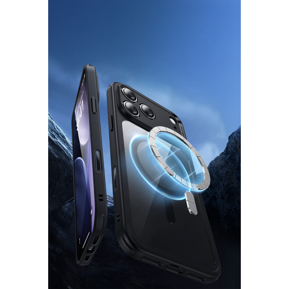 ESR Apple iPhone 17 Pro Classic Hybrid Magsafe Kapak - Clear Black