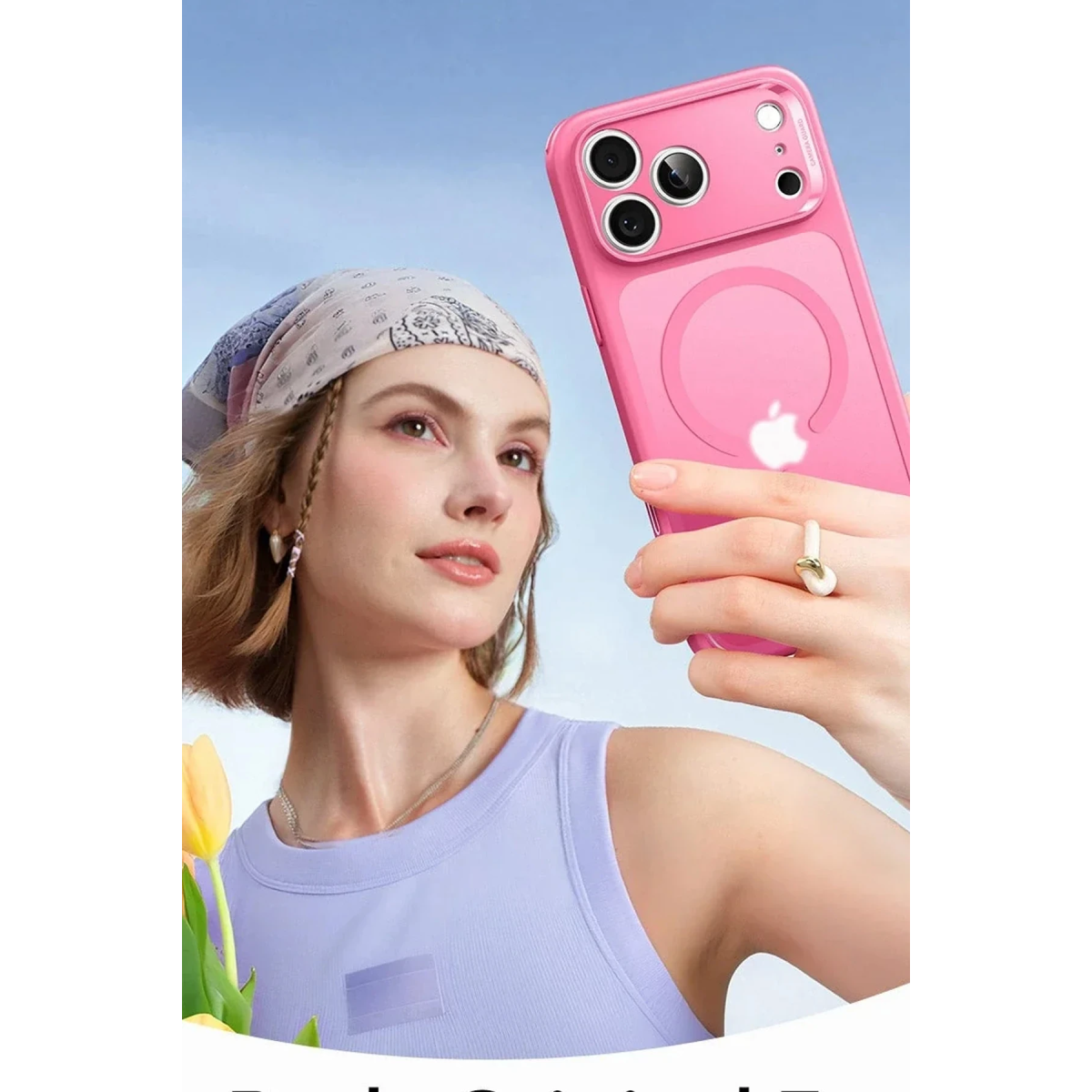 ESR Apple iPhone 17 Pro Classic Hybrid Magsafe Kapak - Frosted Pink