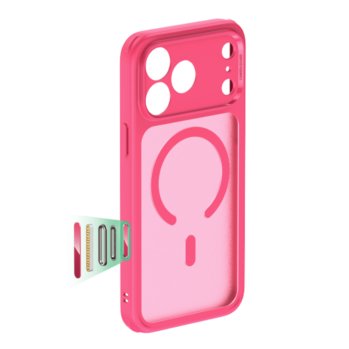 ESR Apple iPhone 17 Pro Classic Hybrid Magsafe Kapak - Pembe