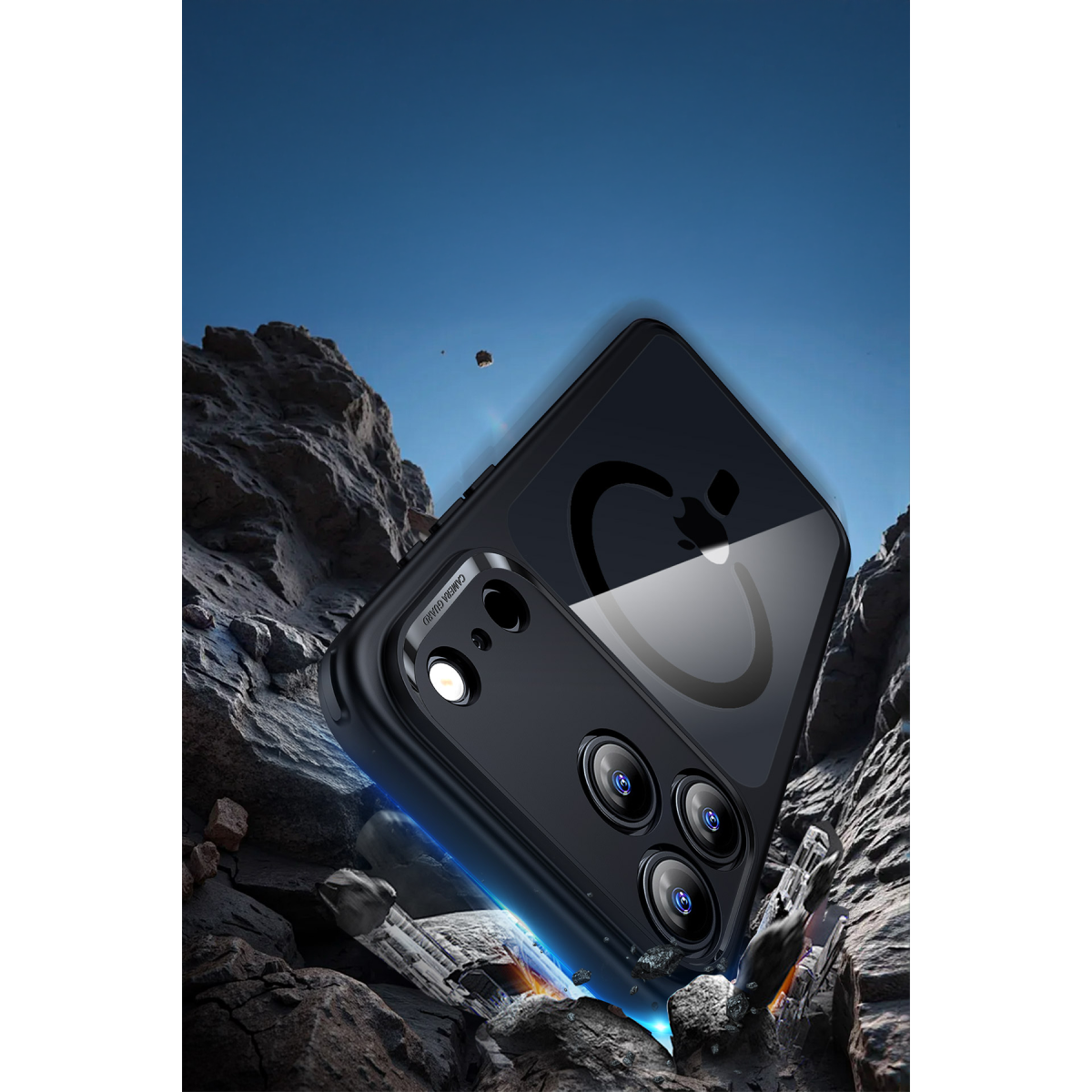 ESR Apple iPhone 17 Pro Max Classic Hybrid Magsafe Kapak - Clear Black