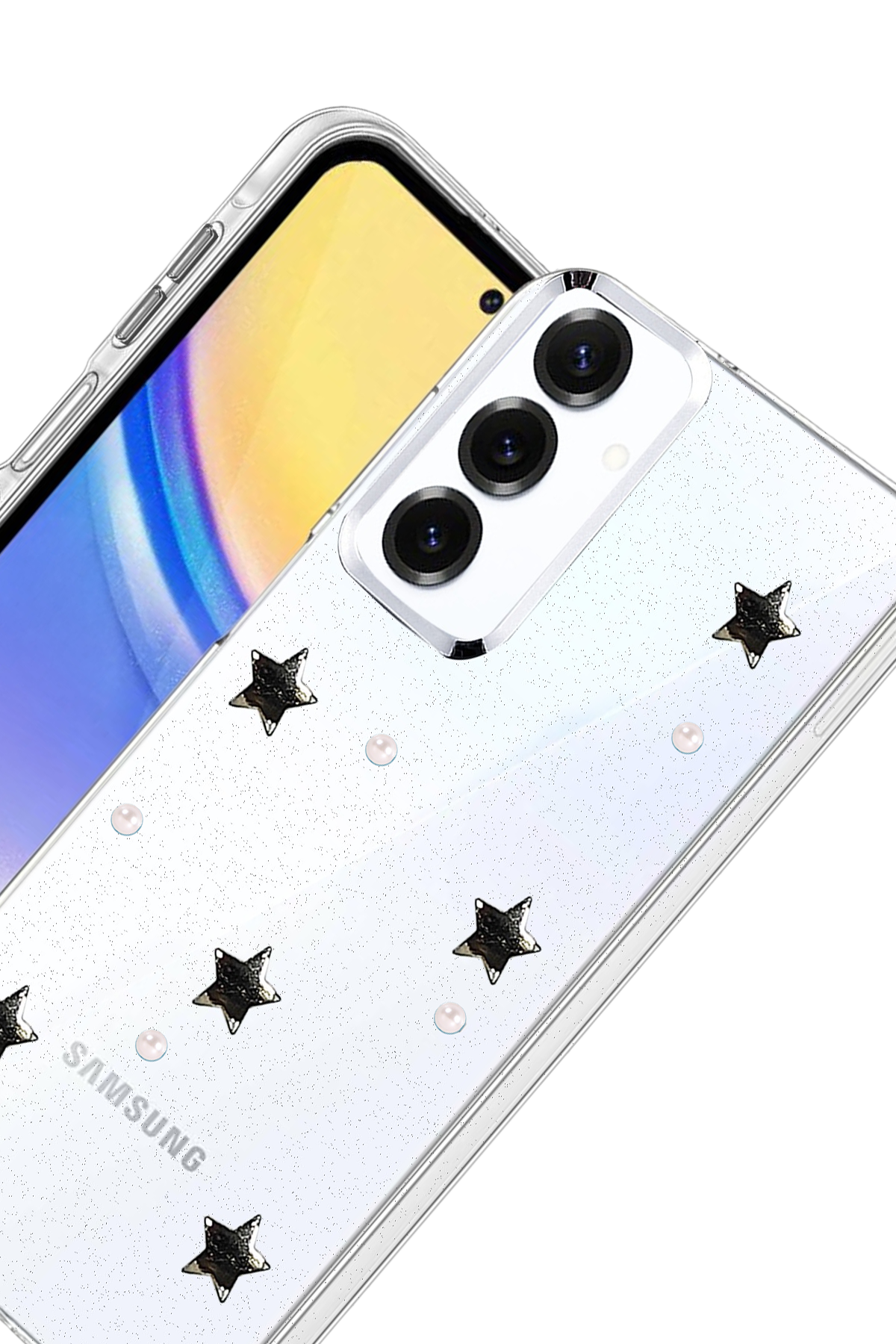 Newface Samsung Galaxy A15 4G Fiyonk Desenli Kapak - Desen 7