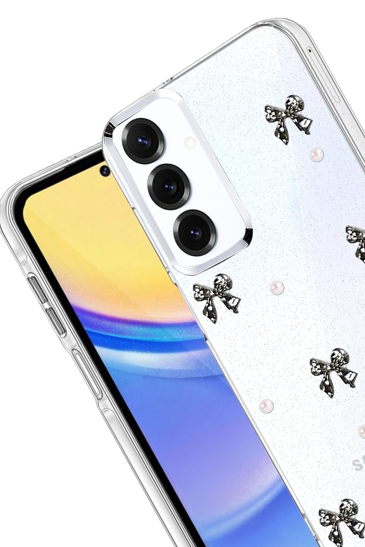 Newface Samsung Galaxy A15 4G Fiyonk Desenli Kapak - Desen 8
