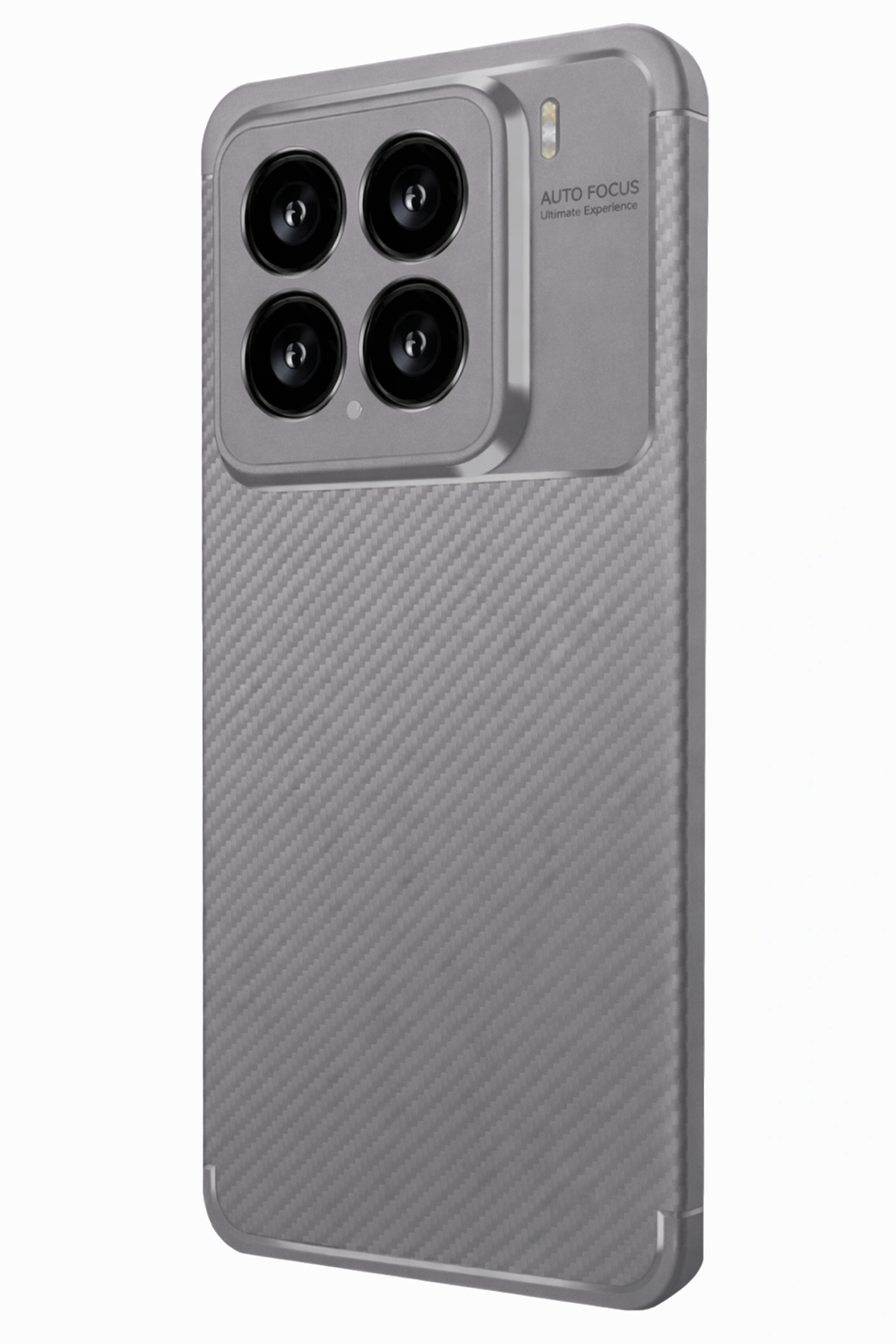 Newface Xiaomi Mi 15 Kılıf Auto Focus Karbon Kapak - Gri