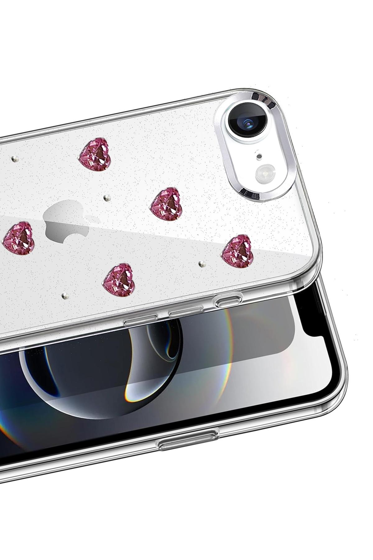 Newface Apple iPhone 16E Fiyonk Desenli Kapak - Desen 3