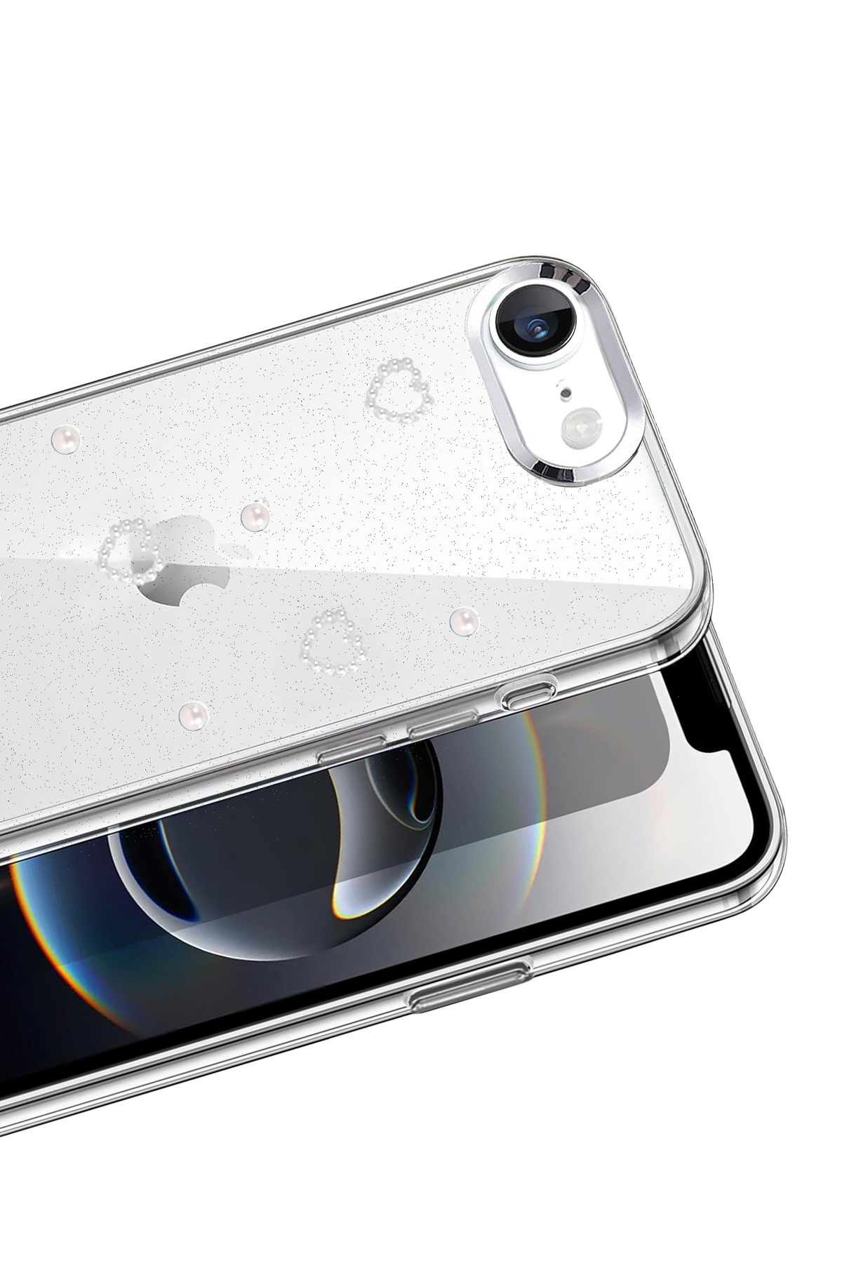 Newface Apple iPhone 16E Fiyonk Desenli Kapak - Desen 10