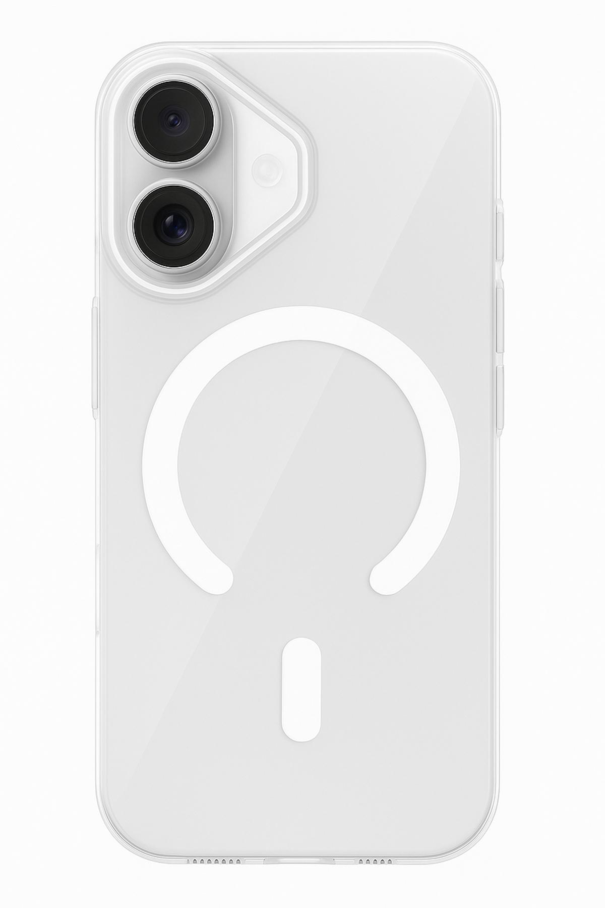 Joko Apple iPhone 16 PC Blank Magsafe Kapak - Şeffaf