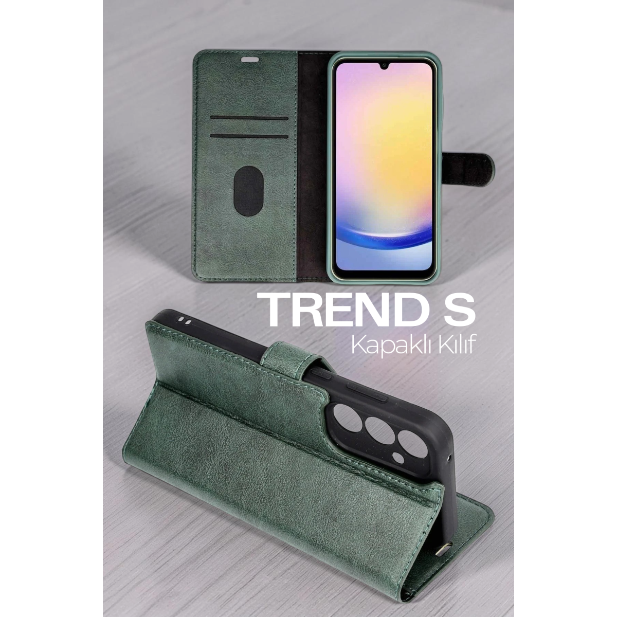 Newface Samsung Galaxy S26 Plus Trend S Plus Kapaklı Kılıf - Kırmızı — görsel 8
