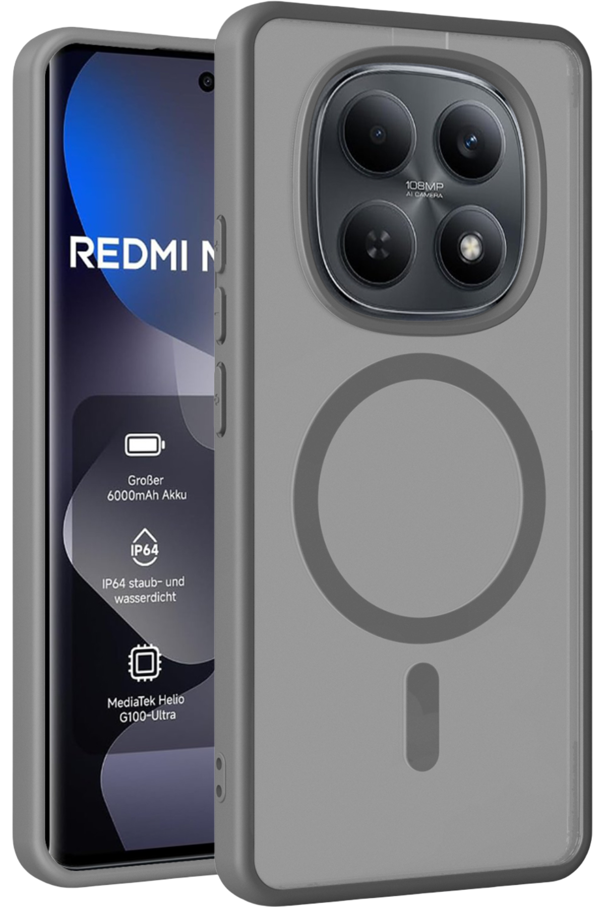 Joko Xiaomi Redmi Note 15 4G Jota Magsafe Kapak - Titan Gri