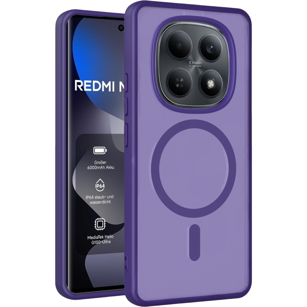 Joko Xiaomi Redmi Note 15 4G Jota Magsafe Kapak - Derin Mor