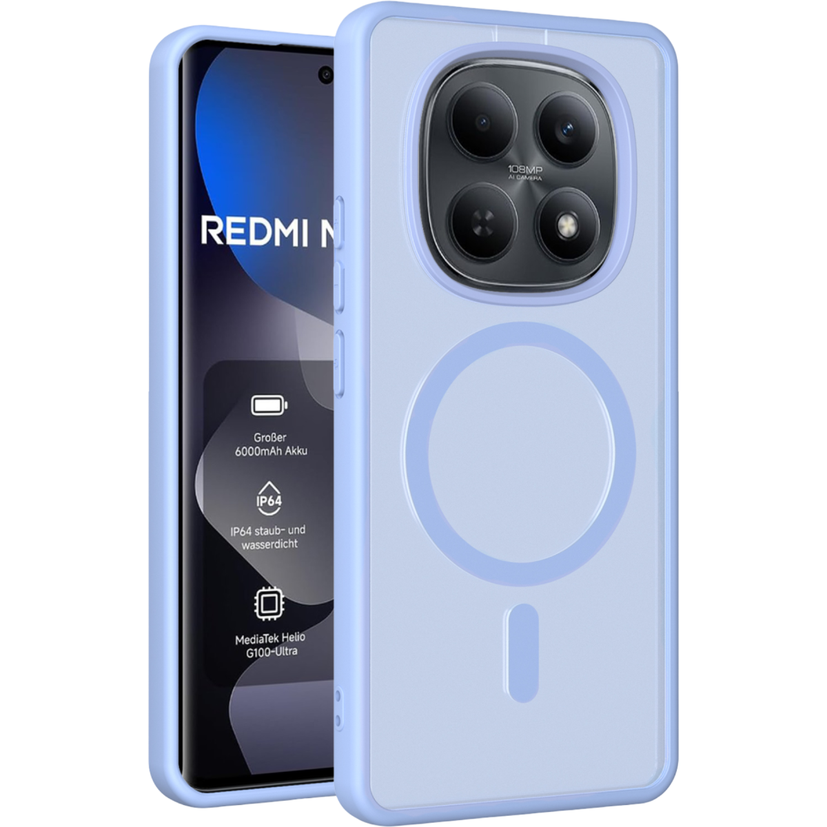 Joko Xiaomi Redmi Note 15 Pro 4G Jota Magsafe Kapak - Açık Mavi — görsel 4