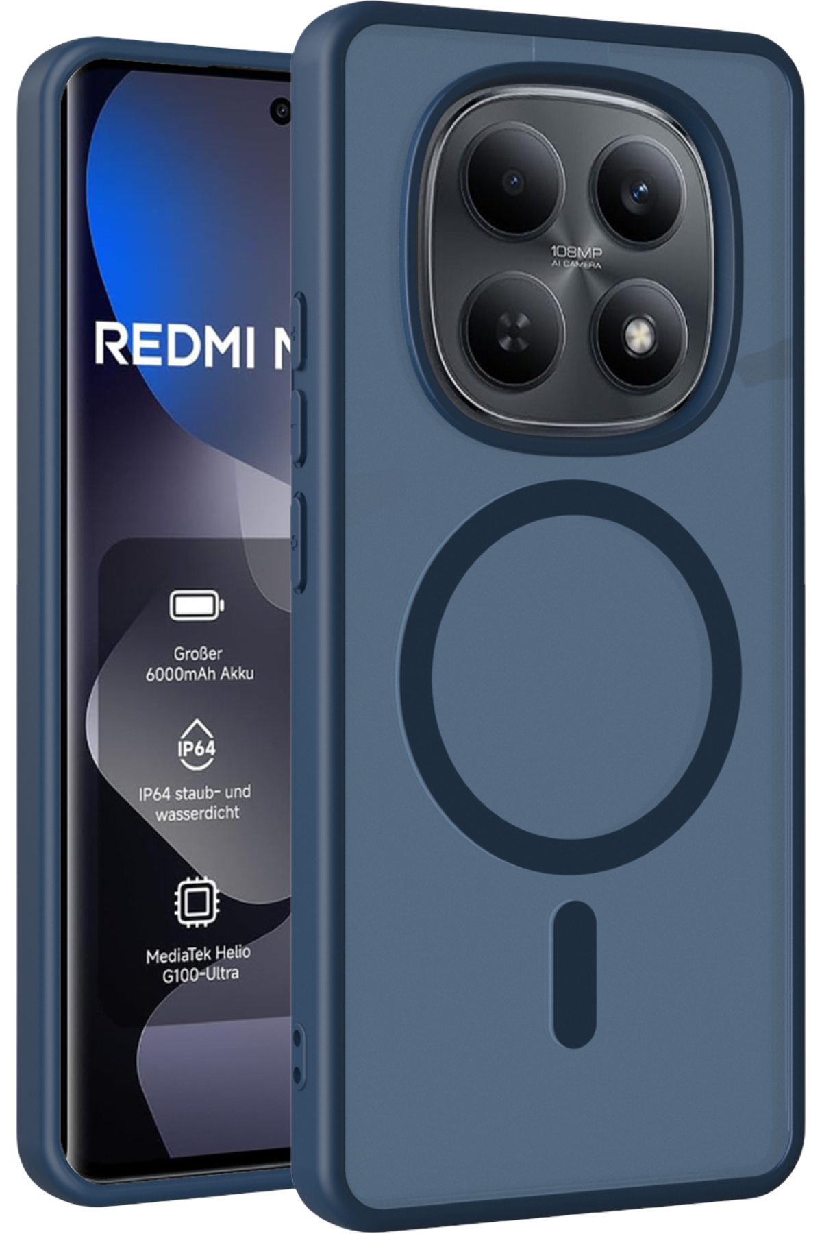 Joko Xiaomi Redmi Note 15 Pro 4G Jota Magsafe Kapak - Lacivert